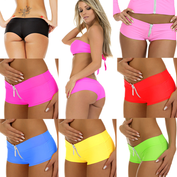 Hotpants mit Strasszip