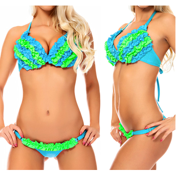 Bgel  Push up Bikini mit Rschen M