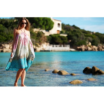 Set Strandkleid-Rock Wickeltop