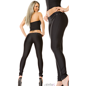 Stretch Leggings Schwarz